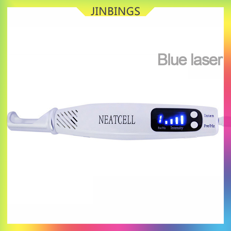 JINBINGS Picosecond Laser Pen Niebieski Czerwony Laser Therapy Remover Hine Urządzenie do pielęgnacji skóry_voghion.com