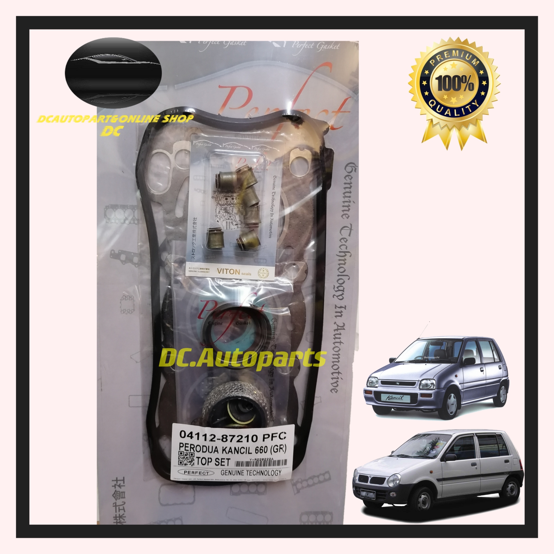 PERODUA KANCIL 660 850 EF ED CARBURETOR ENGINE TOP OR FULL OVERHAUL GASKET SET (CARBON) Lazada