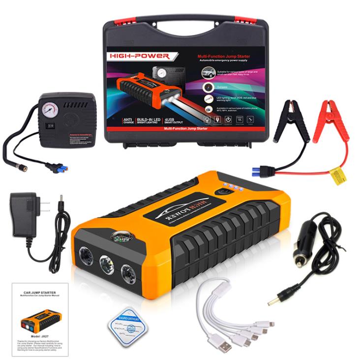 Buy 7HAHA3 Automotive Jump Starters Set Peak 12V 28000 MAh Power Bank  Vehicle Charger Auto Emergency Booster with Air Pump and Box Online at  desertcartINDIA