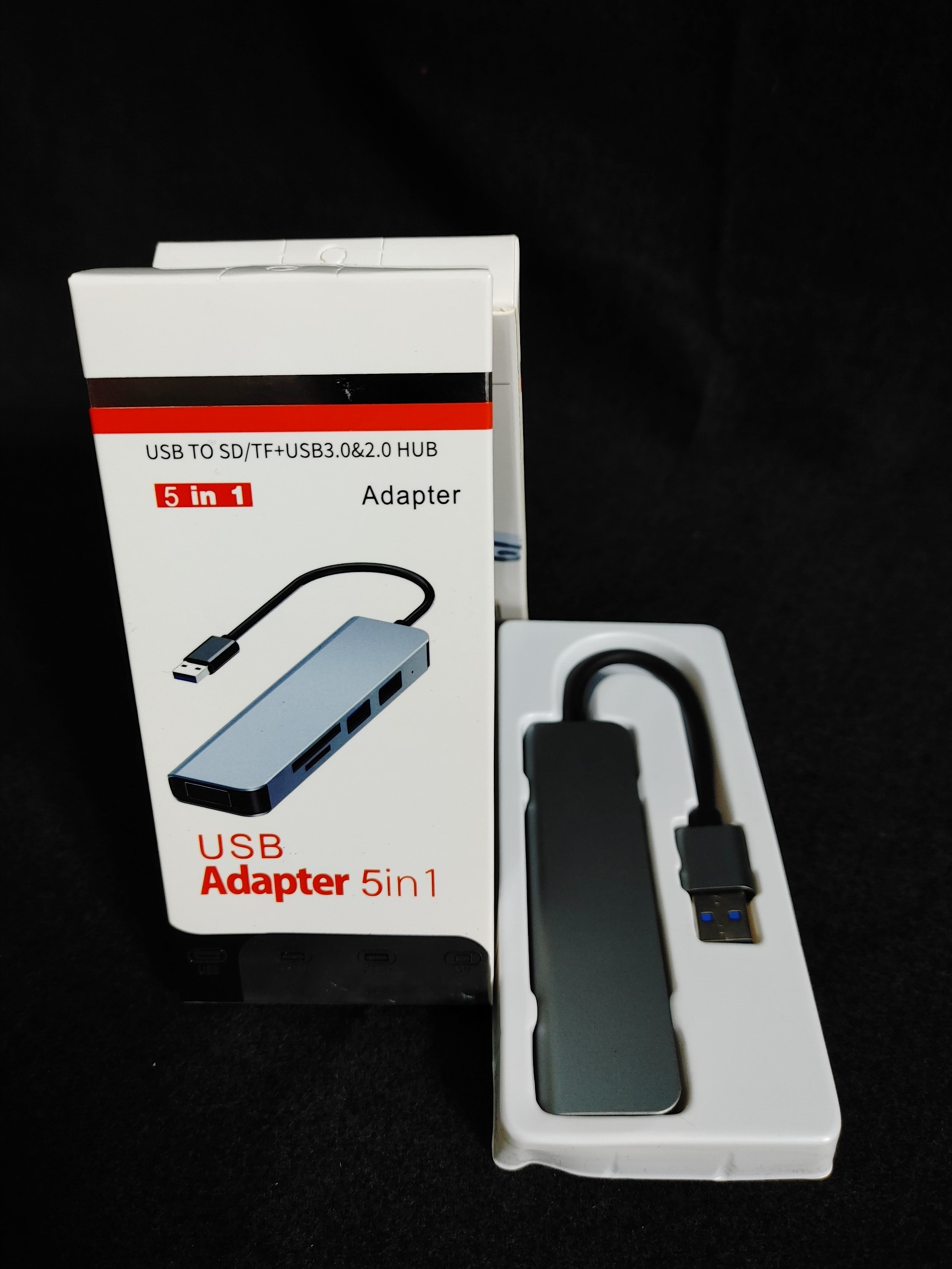 Bộ Chia USB - Hub USB to USB/ SD/ 3.0 - 5 in 1