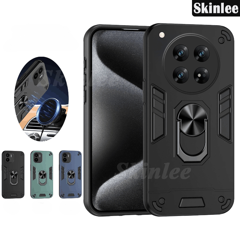 Phone Case infinix Zero 40 Back Cover with Holder Ring Car Adsorption Cases Casing hp for Infinix Zero 40 Cover Cases