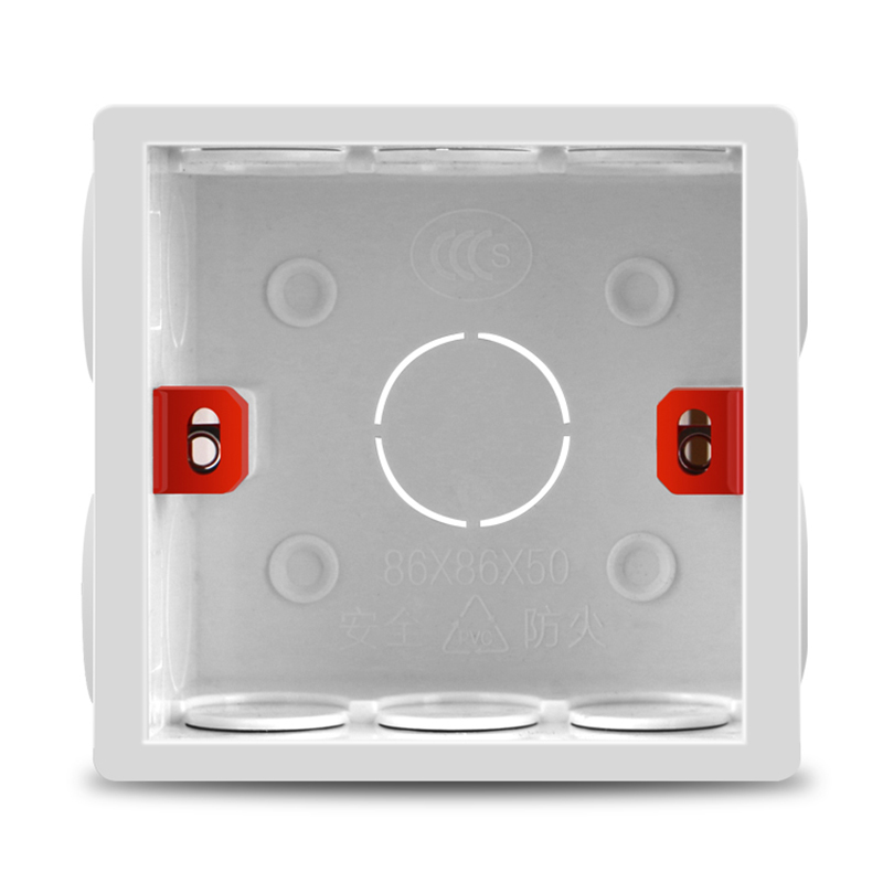 【LuxeGlow】Adjustable 86 Switch socket Box,Mount Back Box Plasterboad ...