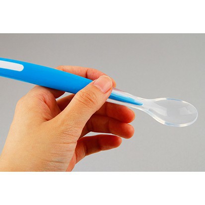 Thìa muỗng ăn dặm silicon cán dài