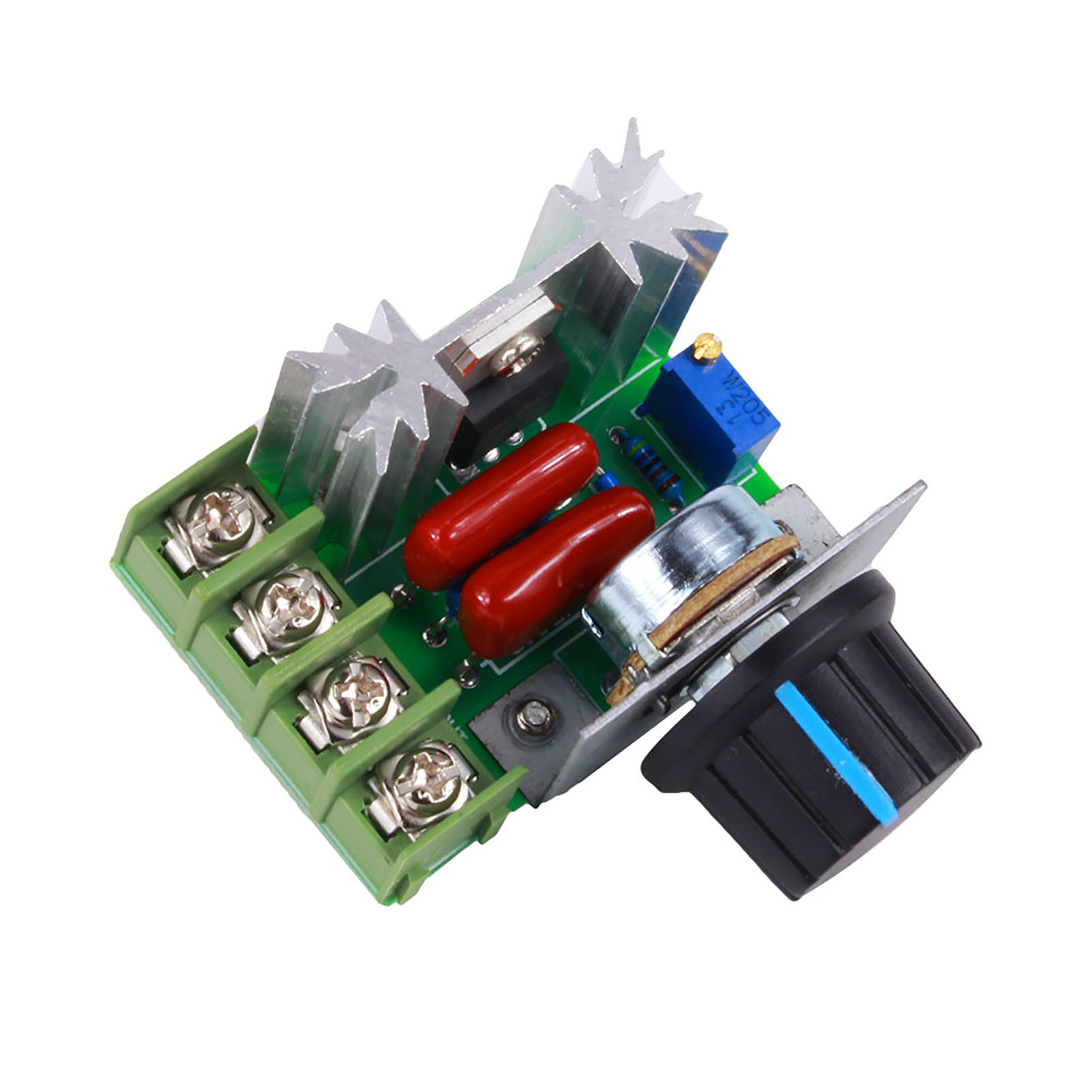 Bộ điều khiển tốc độ động cơ AC 2000W Bộ điều khiển tốc độ động cơ có thể điều chỉnh Mô-đun chuyển đổi tốc độ Bộ điều chỉnh điện áp biến đổi 50-220V 25A
