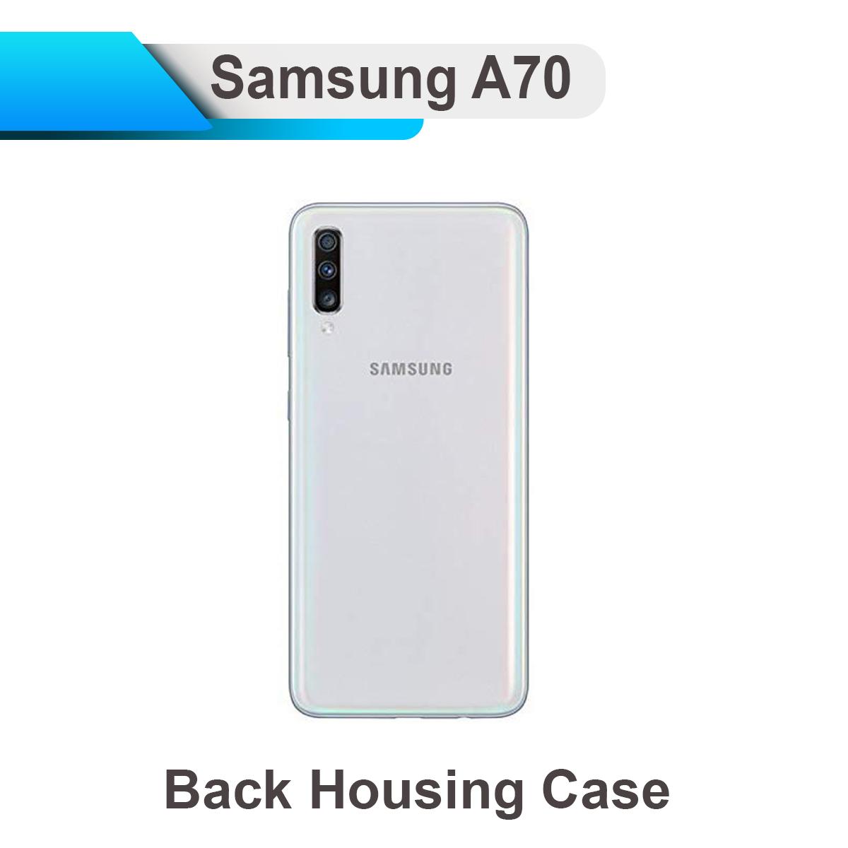 Samsung Galaxy A70 Back Door Rear Housing Case Body Casing Replacement For Samsung Galaxy A70 - White