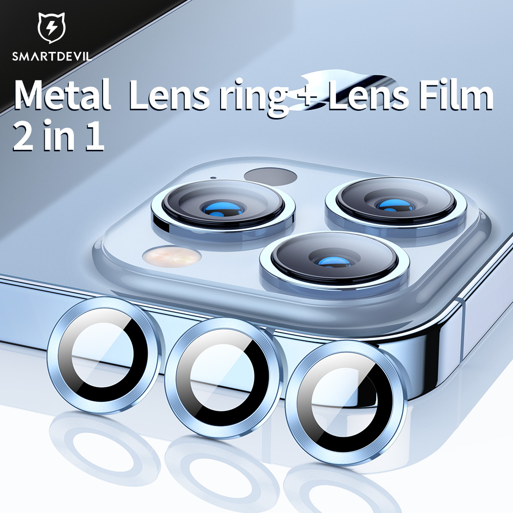 SmartDevil Ống kính bảo vệ vòng tròn cho iPhone 13 Pro max 13 mini 12 Pro thumbnail