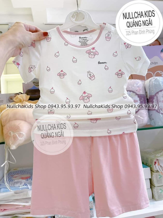 Avaler_ Bộ cộc tay sợi tre mềm đẹp cho bé