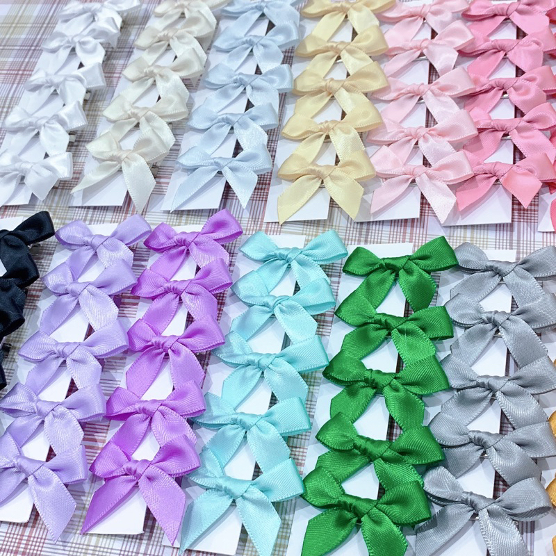Set 5 kẹp nơ mini nhiều màu Én DIY