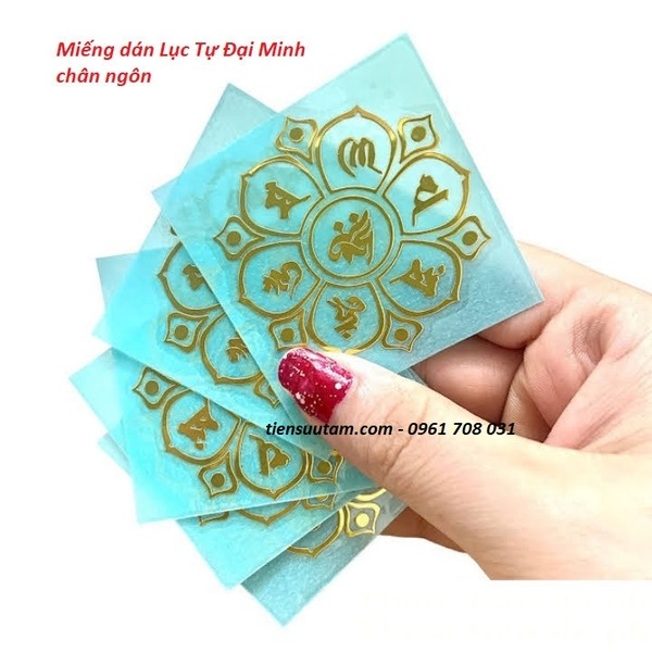 Miếng Dán Thần Chú Mạn Đà La Phật Giáo Mầu Nhiệm Nhiều Mẫu Dán Điện Thoại, Laptop