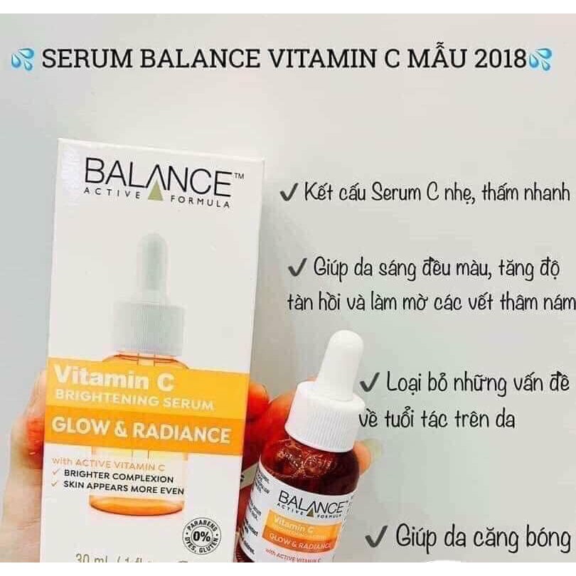 Serum Sáng Da Mờ Thâm Balance Vitamin C 30ml