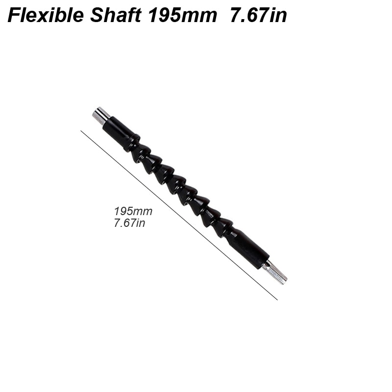 Flexible Screwdriver Extension Flex Drill Bit Holder Hex Shaft Tip