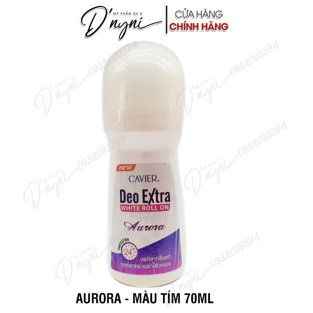 Lăn khử mùi cavier deo extra white roll on 70 ml thái lan
