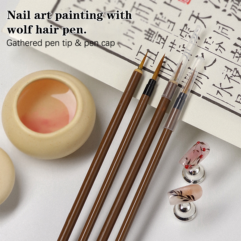 Wolves Hair Brush Pen Hook Line Paint Brush Chinese Calligraphy Brush Art Oil Painting Drawing Brush Yao Store