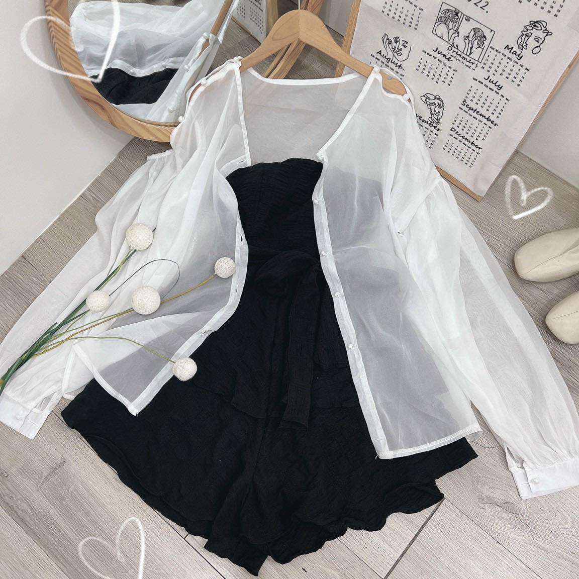 SET ĐẦM CÚP TẦNG KÈM KHOÁC