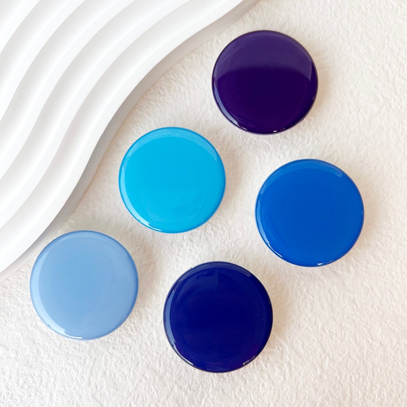 Ins Korean Style Macaron Popped Socket Phone Talk Grip Stretchable Folding Simple Phone Holder