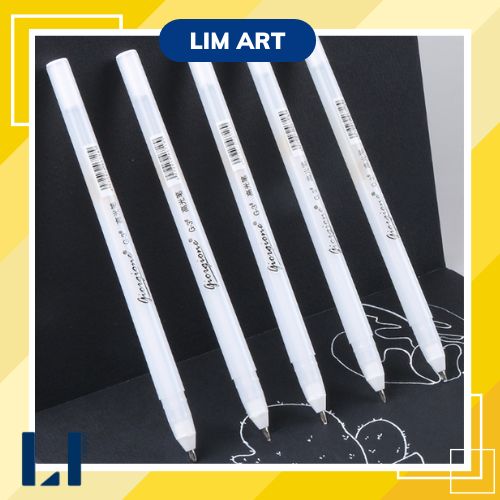 Bút gel trắng ngòi 0.8mm Giorgione