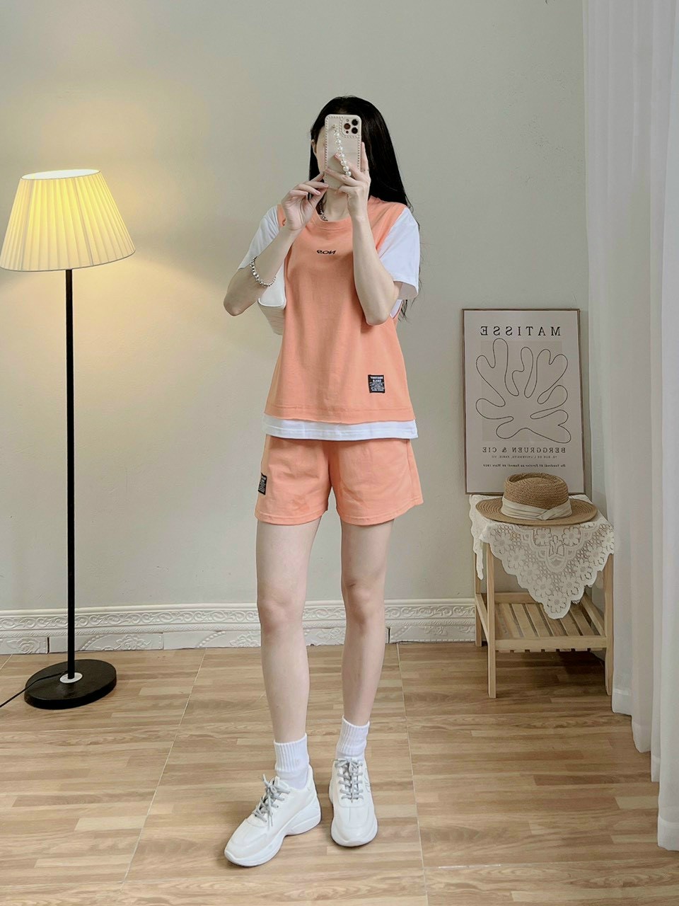 Sét Bộ Thun Conton Co Giãn Mềm Mịn Pha Màu Tươi Trẻ, Mặc Nhà Dạo Phố Dễ Thương .TP