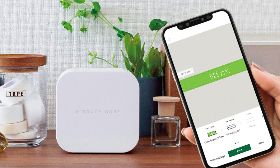 Máy in nhãn di động BROTHER CUBE PT-P710BT
