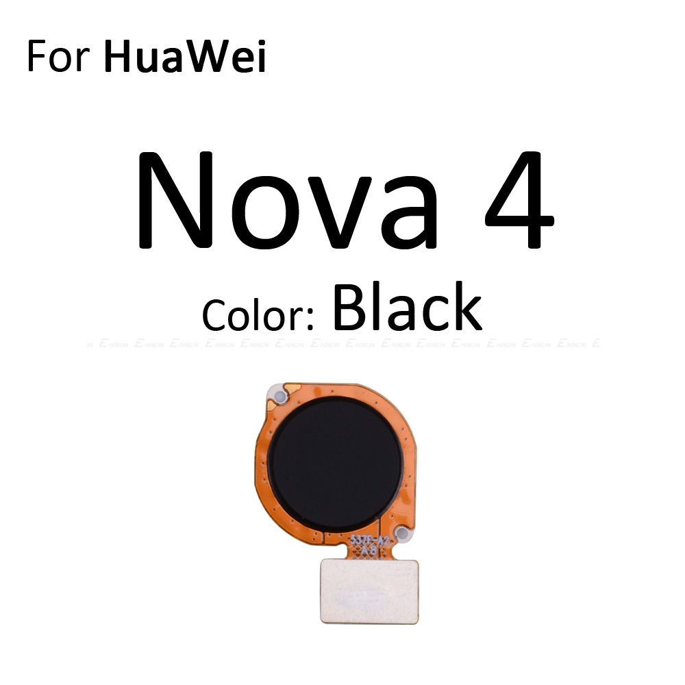 Home Button Touch ID Fingerprint Connector Sensor Menu Return Button Connection Flex Cable For HuaWei Nova 5i 4 3 3i 3e Parts