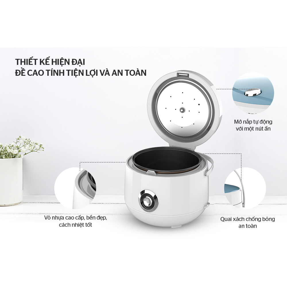 Nồi cơm điện SUNHOUSE 1.8L SHD8606