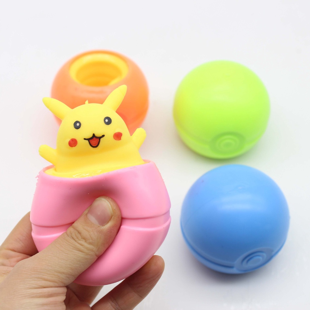 Đồ chơi bóp dẻo Pikachu vui nhộn cho bé