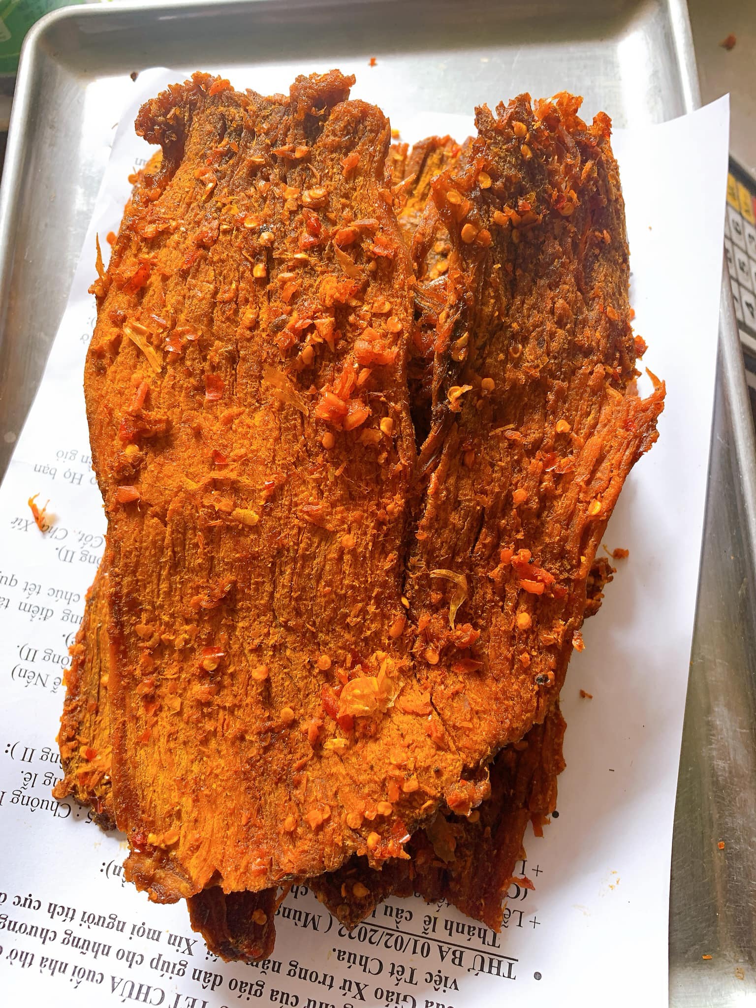 Khô bò sấy mềm nguyên miếng (500 gram)
