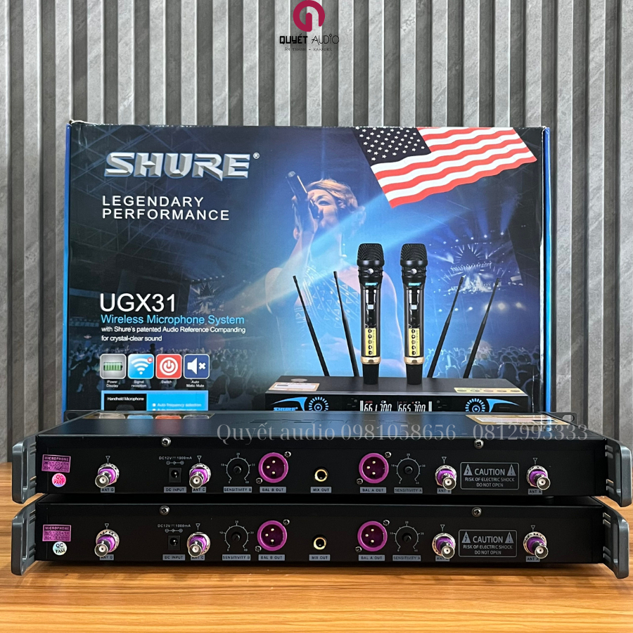 Micro không dây Shure UGX31 ( shure ugx 31)