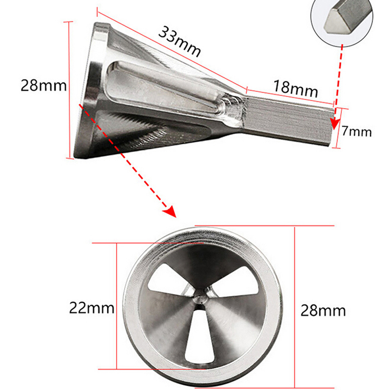bo deburring external chamfer tool stainless steel remove burr tools drill bit