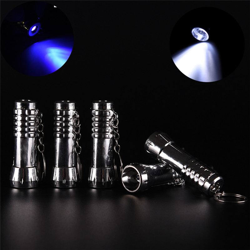 Đèn pin Led tia cực tím UV sử dụng kép Đèn kiểm tra Ánh Sáng Đen đèn pin