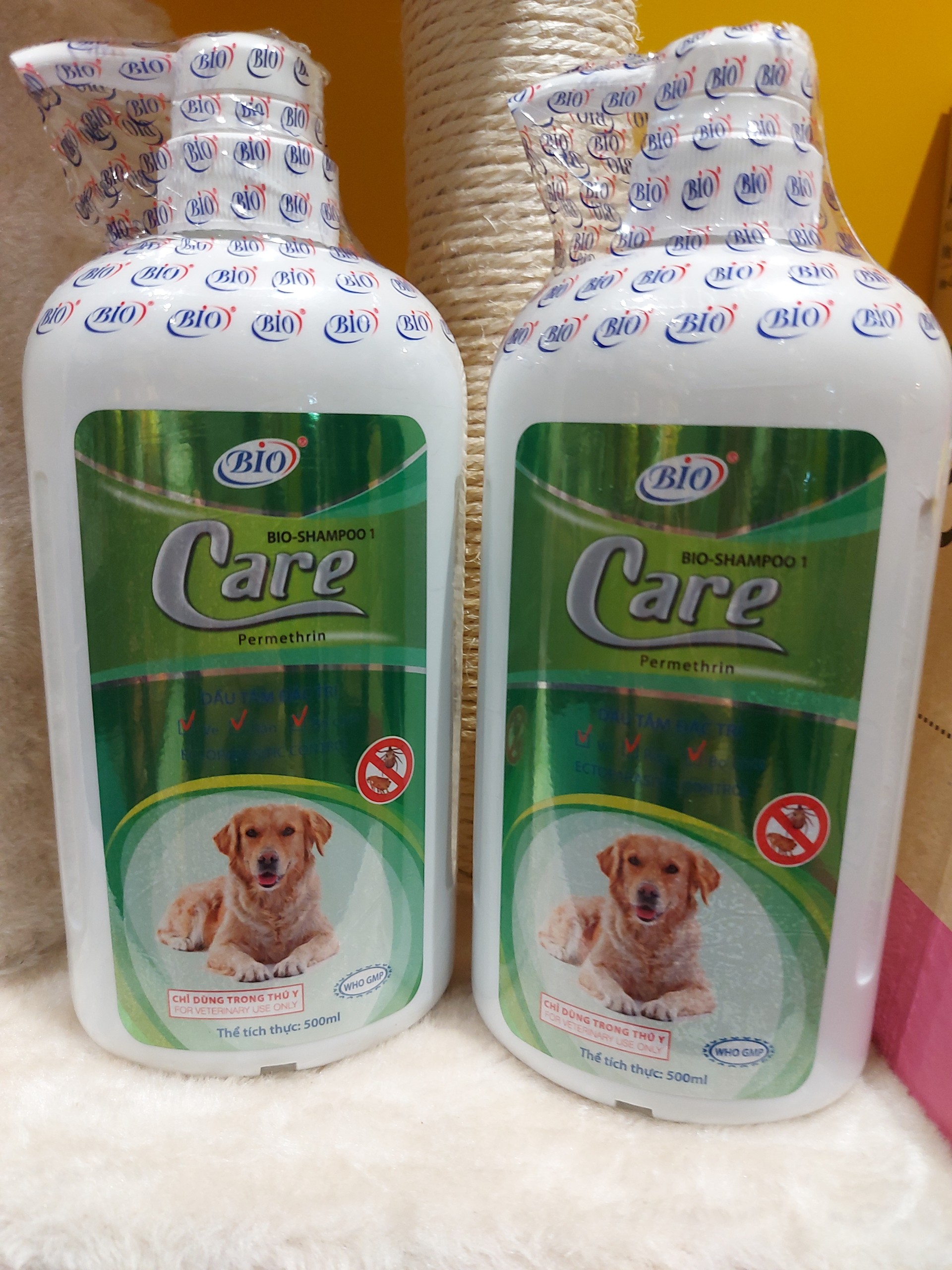 Sữa tắm trị ve, bọ chét cho chó Bio Care - Chai 500ml thumbnail