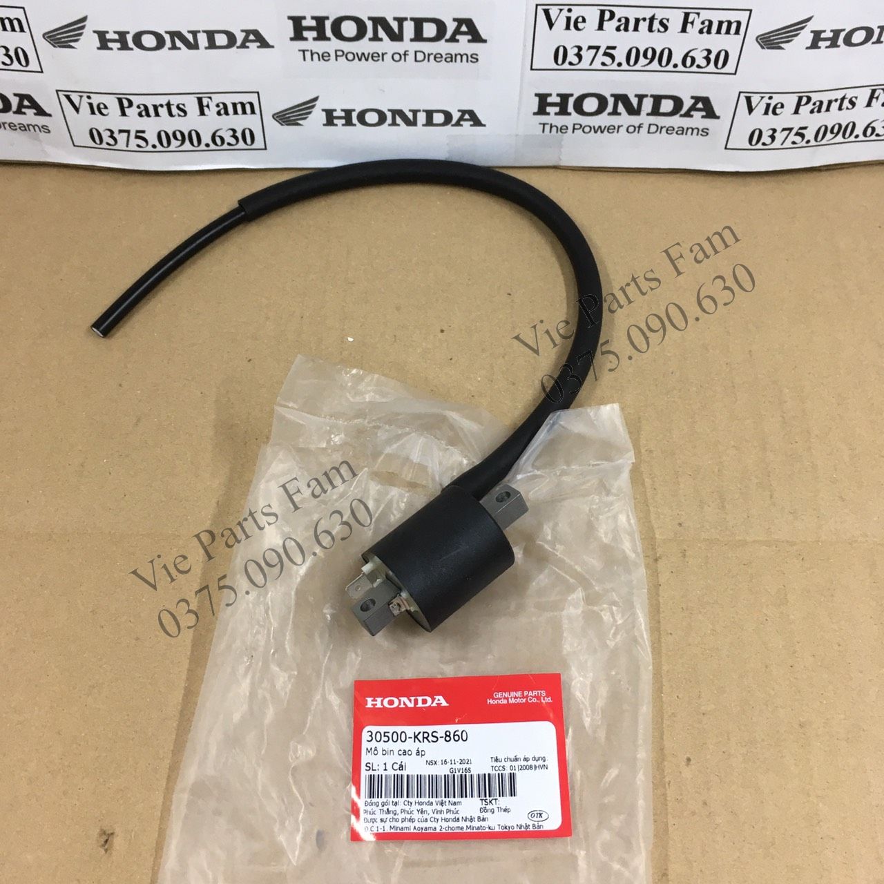 Mô bin cao áp wave 100, chính hiệu honda motor vn