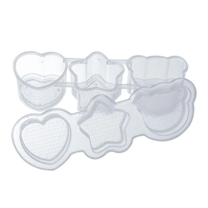 Rice Ball Press Mold Bear Flower Star Shape DIY Sticky Rice Molds Kitchen Maker Tool Japanese Sushi Bento Mould for Kids