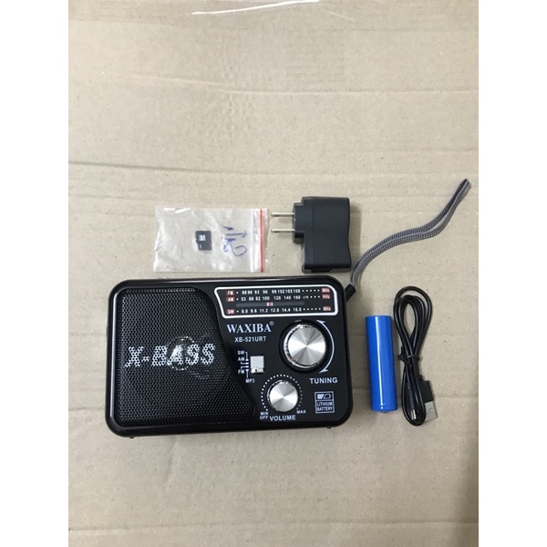 Đài radio fm waxiba xb-521 urt cổng usb
