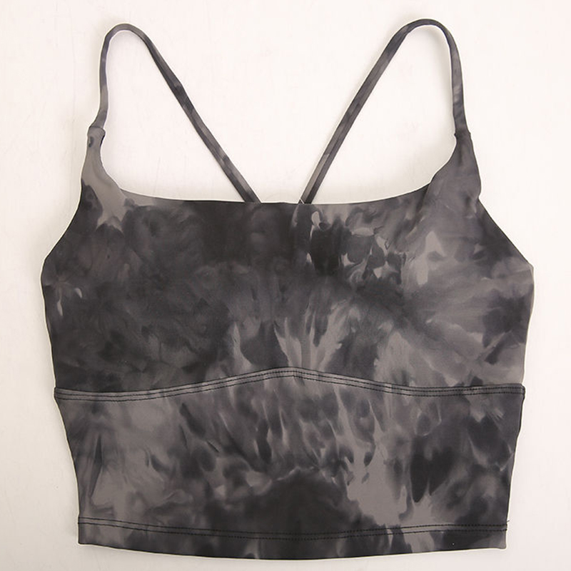 Sexy workout, fitness bra, running gathered shockproof yoga vest, wear the bottom