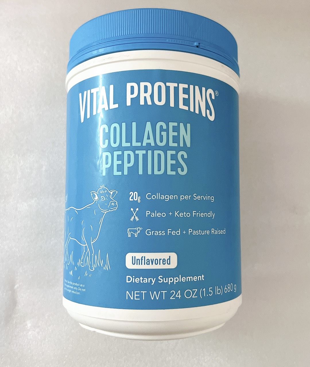 Bột pha uống Vital Protein Collagen Peptides  680g