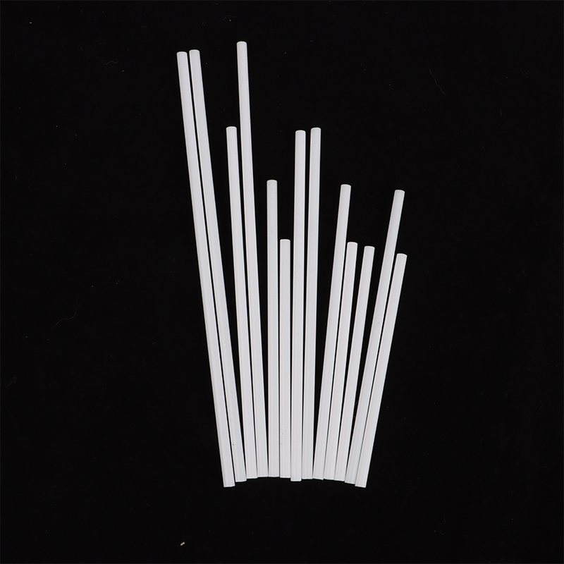 HE🔥 100Pcs 8 10 12 15cm White PP Solid Core Lollipop Sticks for Chocolate Candy Sticks Cake Pop Sticks DIY Baking Accessories