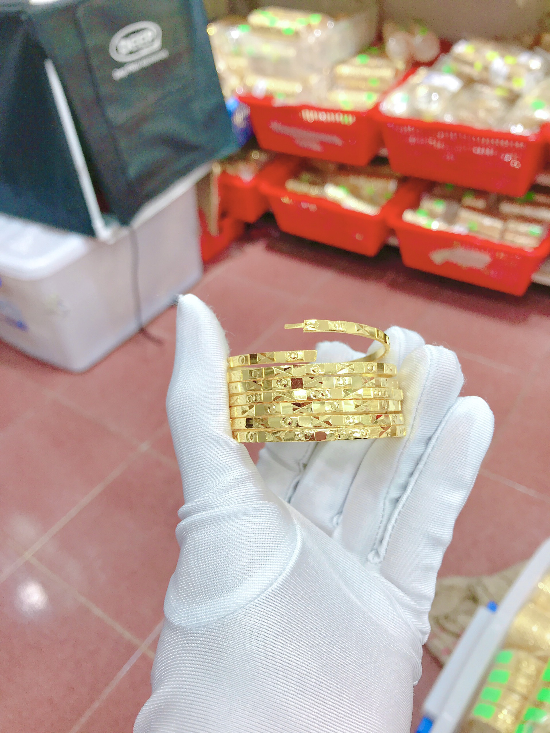 Bộ 7 chiếc ximen màu 18k bản lớn - hx03051126 - dùng làm quà tặng ý nghĩa đeo đi tiệc xinh xắn