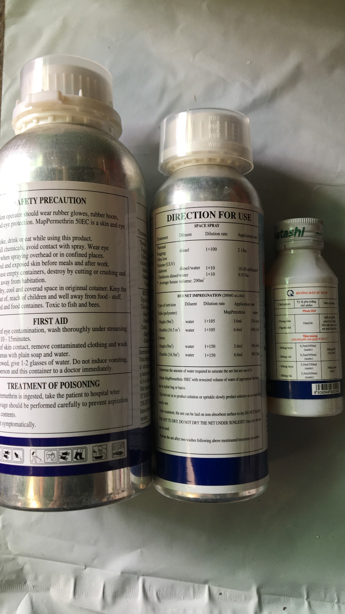 Sản phẩm diệt côn trùng ruồi vàng muỗi Permethrin