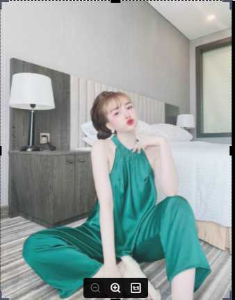 Sét bộ satin cổ yếm cao cấp-TH