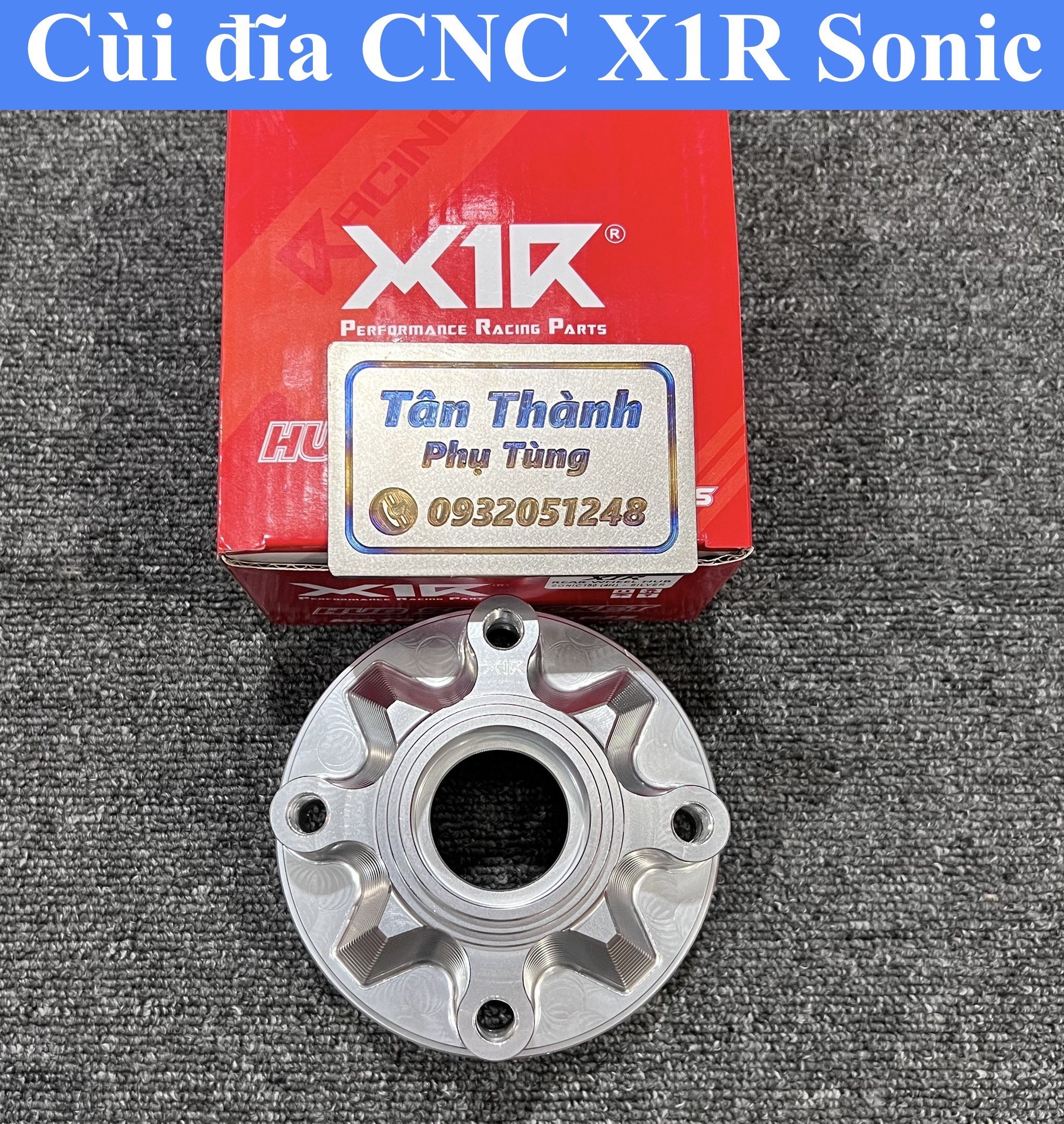 Cùi đĩa cnc x1r sonic 4 lỗ chính hãng