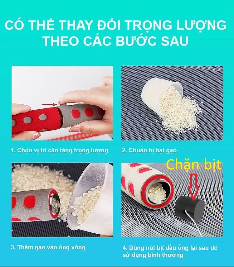 Vòng Lắc Eo Giảm Mỡ Bụng, Vòng Lắc Eo Thon gồm 6 đoạn