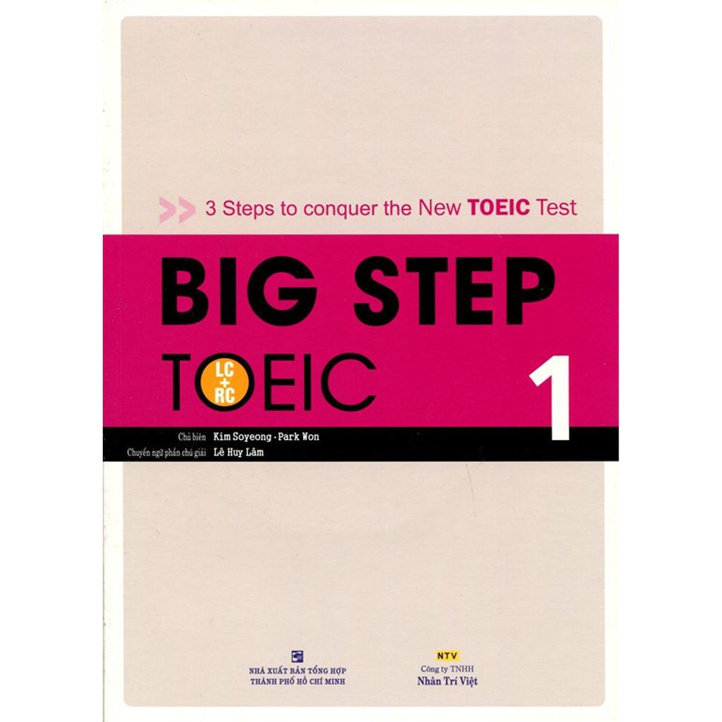 Nhà sách minh tâm _ - big step toeic 1 - kèm cd
