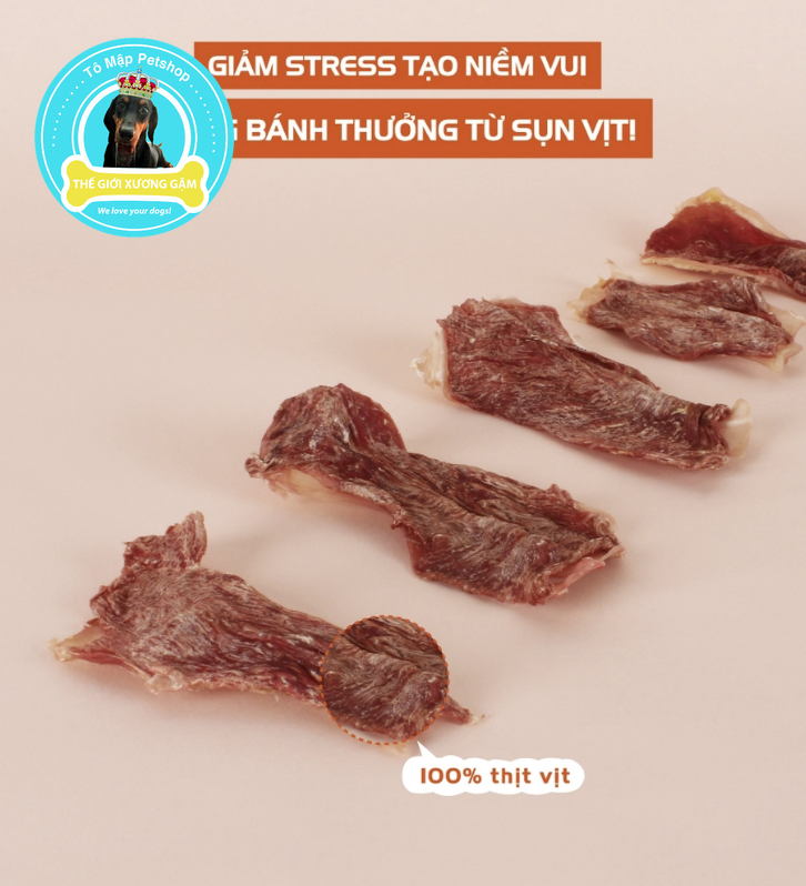 NATURAL CORE SỤN VỊT SẤY CHO CHÓ 35G