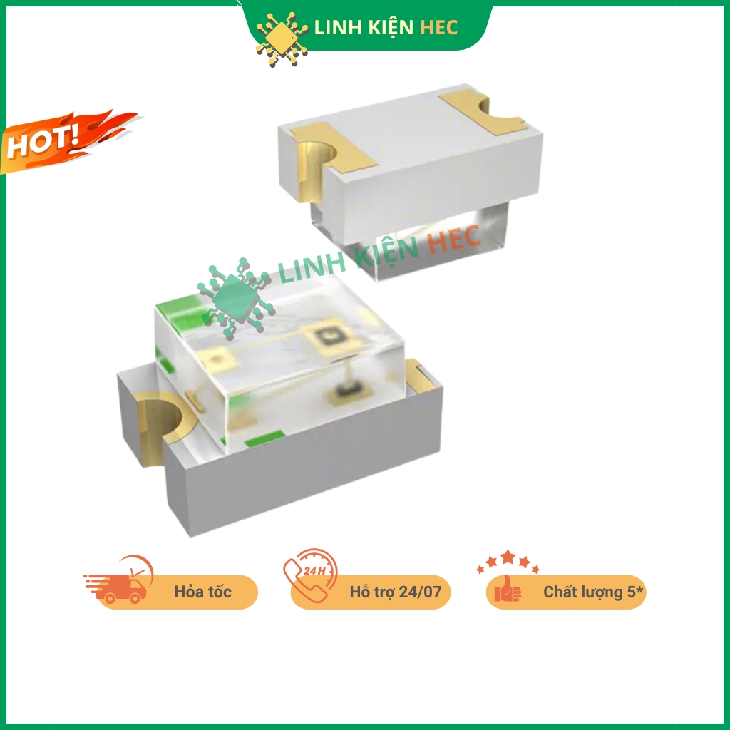 LED dán 0805 đủ các màu 10 chiếc linh kiện hec