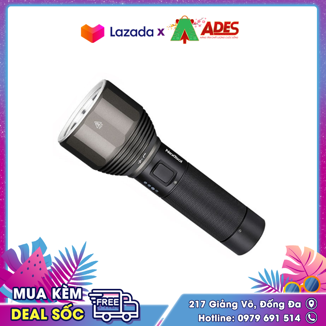 Đèn pin Xiaomi chống nước Nextool ZES0417 siêu sáng - Bảo Hành Chính Hãng