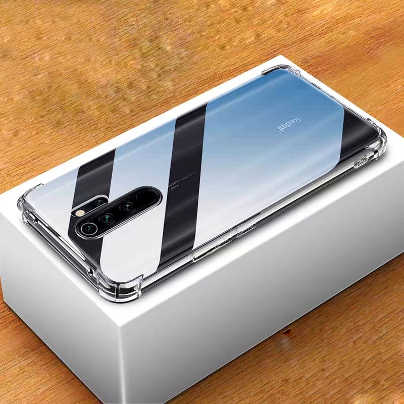 Ốp lưng Xiaomi Redmi Note 8 Pro trong suốt chống sốc thế hệ mới bảo vệ camera ôm khít máy