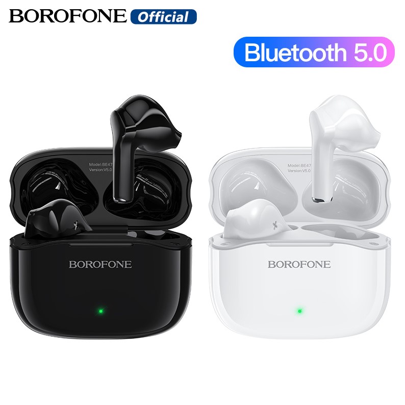 BOROFONE BE47 TWS Bluetooth Earphone Wireless Bluetooth BT 5.0 Headset Sport Headphones For ios and Android phone Universal