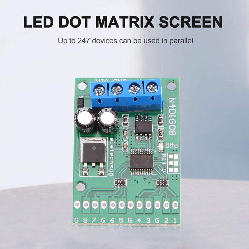 8Ch Input/Output Digital Switch TTL LvTTL CMOS RS485 IO Control Module Modbus Rtu Board for PLC Relay