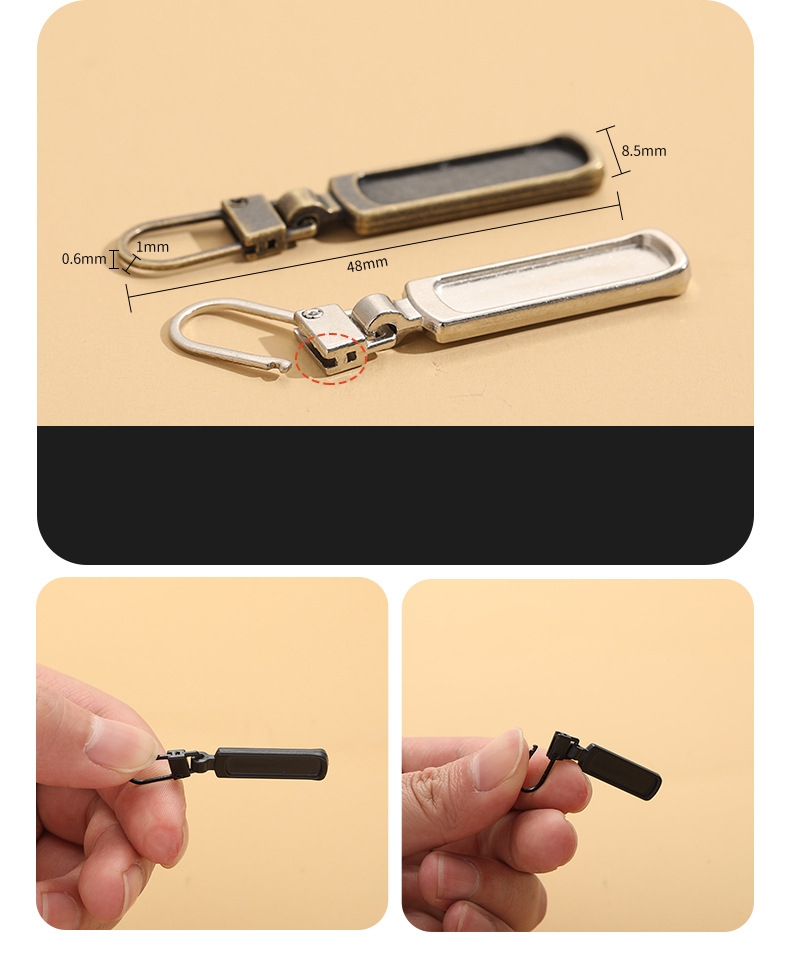 1/2/5Pcs%20Metal%20Zipper%20Puller%20Universal%20Replacement%20Zipper%20Sliders%20For%20Luggage%20Bag%20Backpack%20Zipper%20Head%20Household%20DIY%20Sewing%20Craft%20-%20Image%207