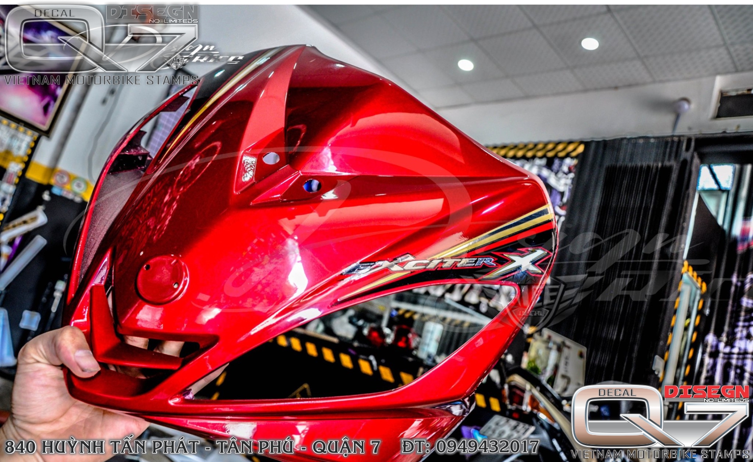 Tem Rời EXCITER 2010 - Đỏ